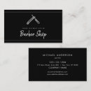 Buscar tools tarjetas de visita Barbería