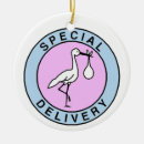 Buscar cigüeña adornos Recién nacido