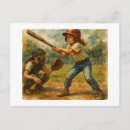 Buscar bate de béisbol postales Niños