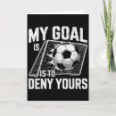 Buscar portero del fútbol tarjetas Atleta