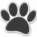 Buscar huella de perro pegatinas Trineo