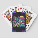 Buscar hawaiano barajas de cartas Retro
