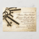 Buscar llave antigua invitaciones Vintage