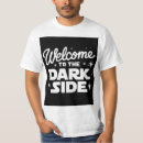Buscar lado oscuro camisetas Desgaste