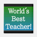 Buscar el mejor profesor del mundo imanes Profesora