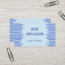 Buscar rayas tarjetas de visita Azul