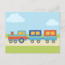 Buscar tren colorido postales Adorable