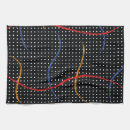 Buscar lunar blanco y negro paños de cocina Puntos