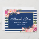 Buscar rayas azules tarjetas Vintage