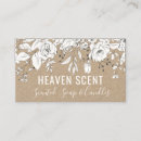 Buscar flores delicadas tarjetas de visita Clientes