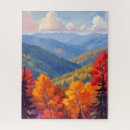 Buscar paisaje del otoño puzzles Árboles