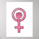 Buscar símbolo femenino posters Rosa