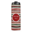 Buscar rayas rojas y verdes tazas Para ella