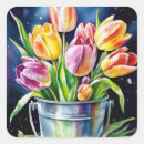 Buscar tulipanes pegatinas Delicado