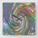Buscar sedoso relojes de pared Azul