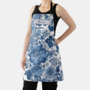 Buscar diseño femenino elegante delantales Patrón botánico