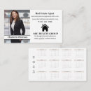 Buscar calendario tarjetas de visita Foto
