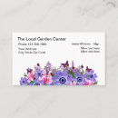 Buscar centro jardinería de tarjetas de visita Naturaleza