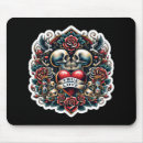 Buscar esqueleto del vintage alfombrillas de raton Gótico