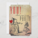 Buscar reina roja invitaciones Alice en wonderland