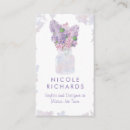 Buscar acuarela tarjetas de visita Florista