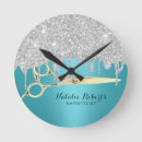 Buscar tijeras relojes de pared Salón de belleza