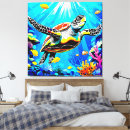 Buscar tortugas lienzos Vida oceánica