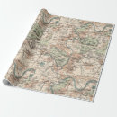 Buscar mapa antiguo papel de regalo Cartografía