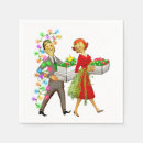 Buscar retro christmas servilletas Verde