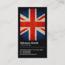 Buscar bandera inglaterra de tarjetas de visita Reino unido