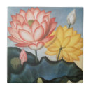 Buscar flores del loto azulejos Floral