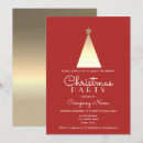 Buscar corporativa roja invitaciones de navidad Elegante