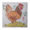 Buscar gallina del gallo azulejos Pollo marrón