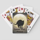 Buscar gato negro barajas de cartas Para él