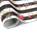 Buscar rayas negras papel de regalo Para ellos
