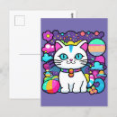 Buscar ojos de gato postales Morado