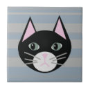 Buscar gato negro azulejos Adorable