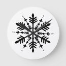 Buscar copo nieve de relojes de pared Navidad