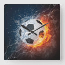 Buscar balones fútbol de relojes de pared Futbolista