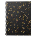 Buscar notas musicales libretas Patrón