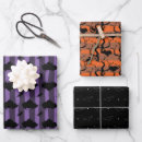 Buscar naranja negro papel de regalo Envoltura