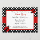 Buscar insecto de la señora invitaciones Mariquita