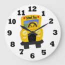 Buscar autobús escolar relojes de pared Educación