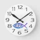 Buscar cristiano relojes de pared Ichthys