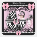 Buscar zebra baby shower pegatinas Ducha de bebé zebra