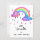 Buscar arco iris con las nubes invitaciones Para todos