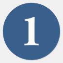 Buscar número uno pegatinas Simple