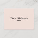Buscar letras elegantes tarjetas de visita General y unisex
