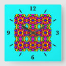 Buscar negro y violeta relojes de pared General y unisex