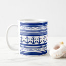 Buscar vela tazas Azul y blanco